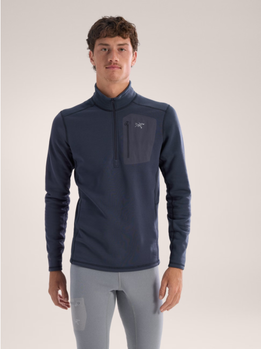 Rho Heavyweight Zip Neck M black sapphire Rho Heavyweight Zip Neck M black sapphire