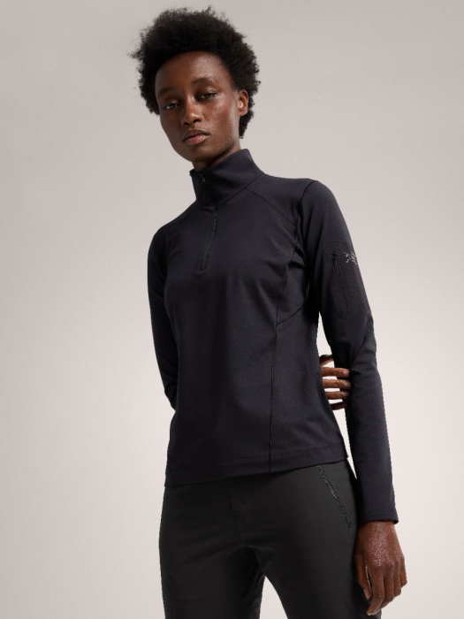 Rho Zip Neck Women X000007336 black Rho Zip Neck Women X000007336 black