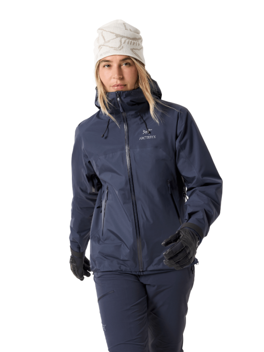 Women Beta AR Stormhood Jacket Black Sapphire Women Beta AR Stormhood Jacket Black Sapphire