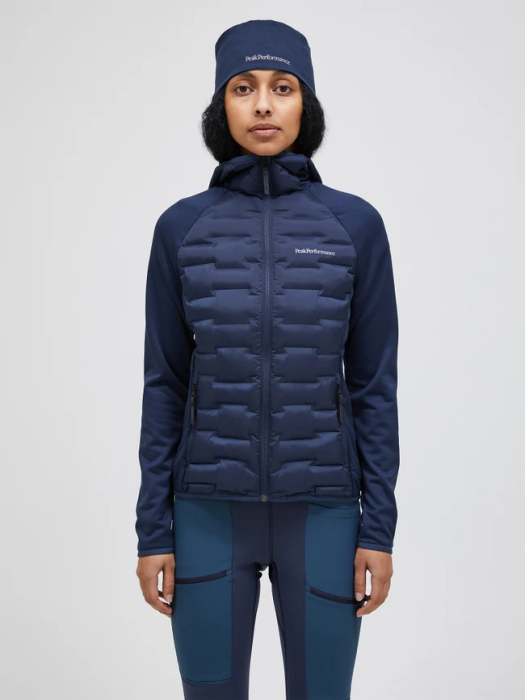 Women Argon Hybrid Hood Blue Shadow