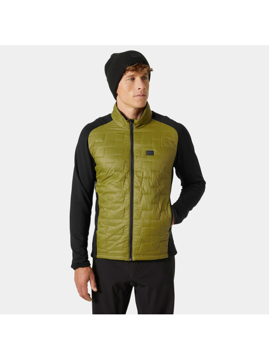 Helly Hansen Men Lifa Loft Hybrid Insulator Jacket Olive Green Helly Hansen Men Lifa Loft Hybrid Insulator Jacket Olive Green