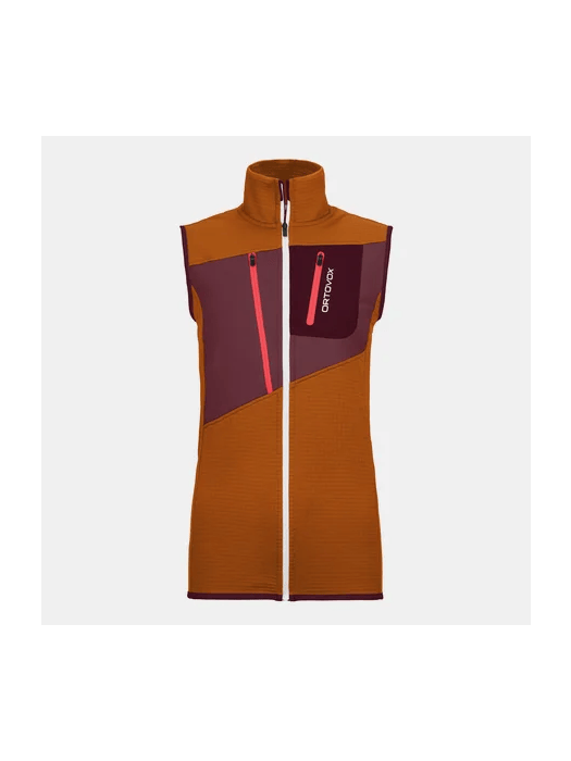 ORTOVOX Fleece Grid Vest Women ORTOVOX Fleece Grid Vest Women