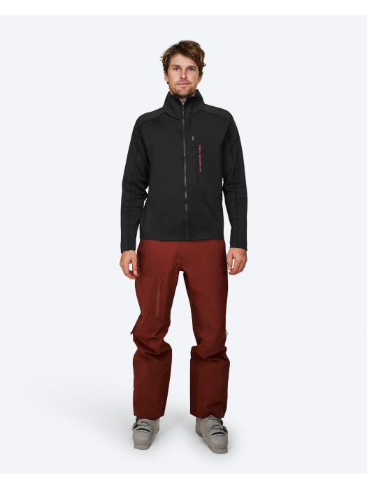 Tecno Grid Fleece T-Neck Black Onyx Tecno Grid Fleece T-Neck Black Onyx